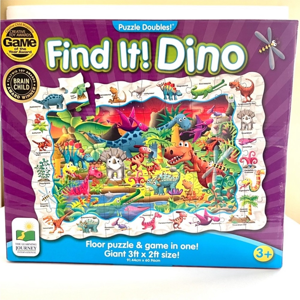 NWT Floor Puzzle and Game- all in one, 50 pieces, ages 3 and up, in original box